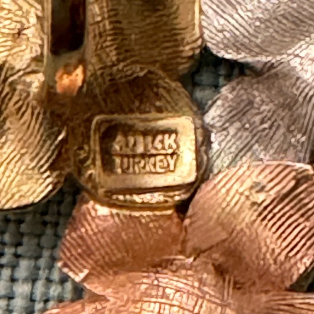 14 KT gold pendant in white, yellow and rose gold - Picture 2 of 4